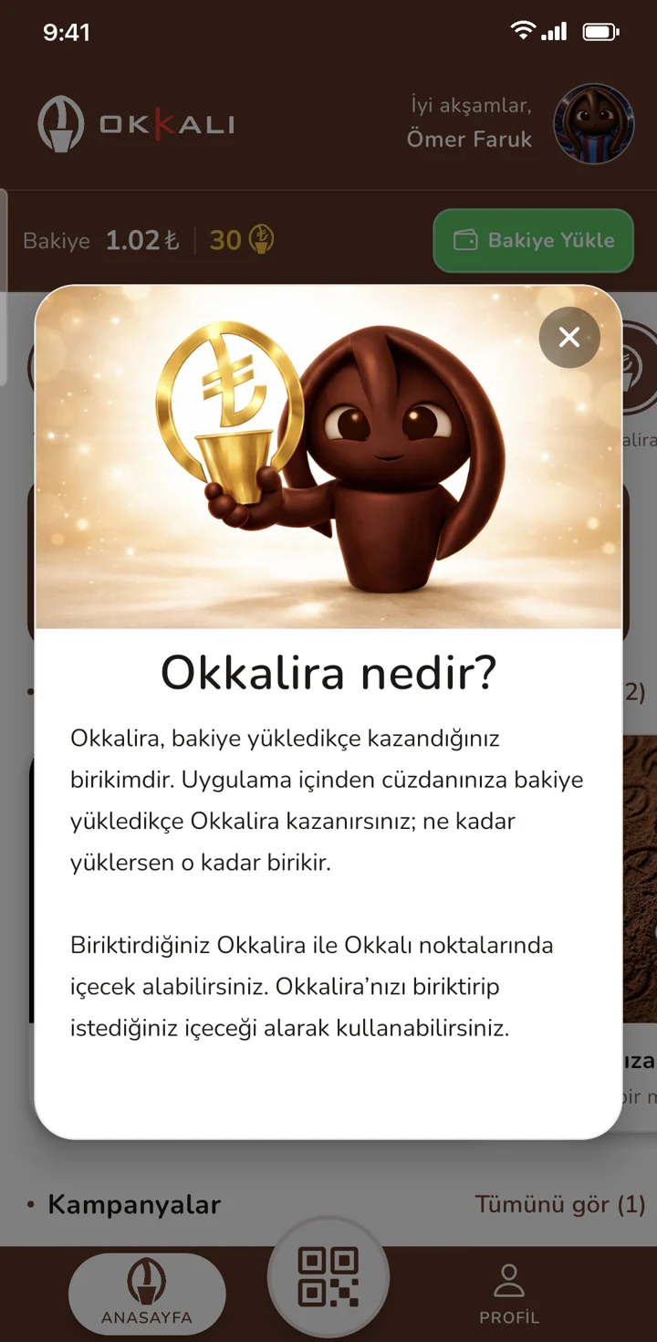 Okkalı Kahve App 4